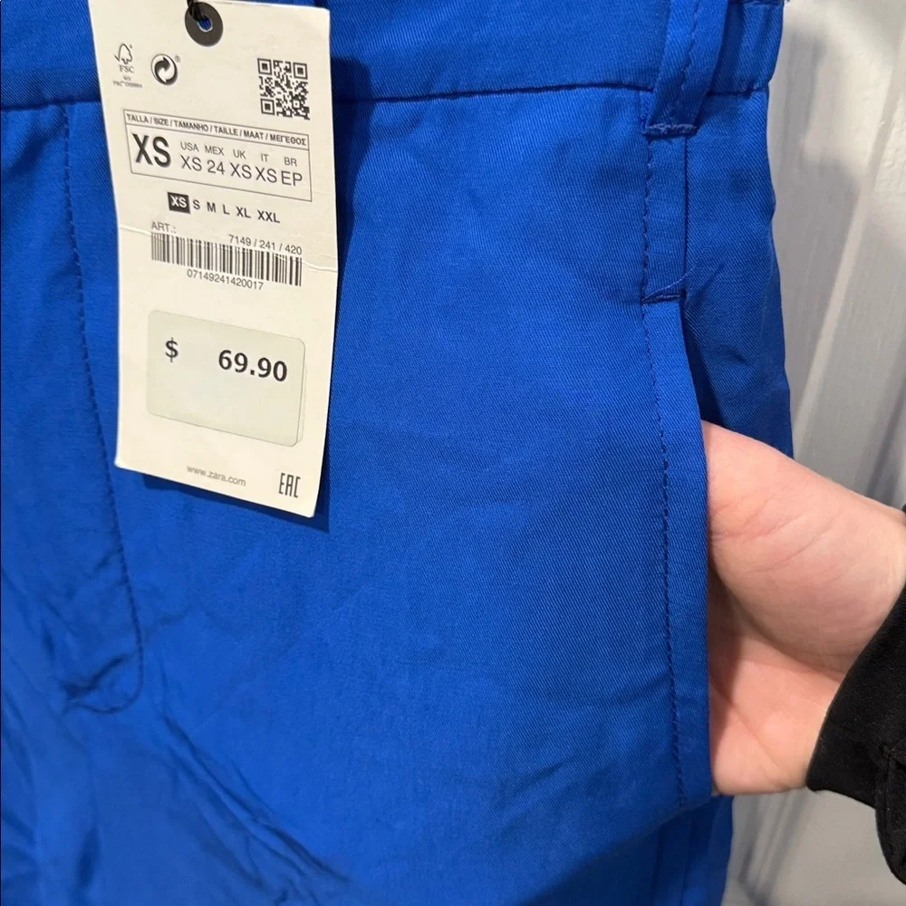 Zara Blue Trousers - Picture 4 of 10